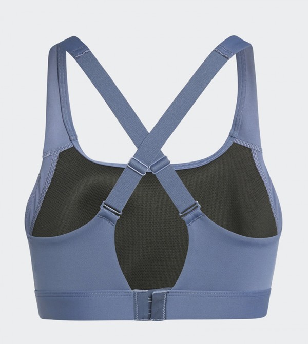 اديداس  ملابس رياضة - أزرق حمالات الصدر الرياضية