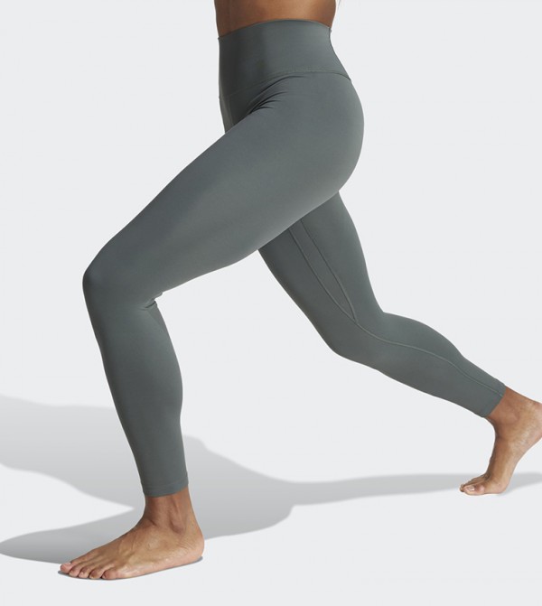 اديداس  - رمادي leggings