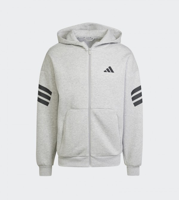 Adidas  Clothing - Grey Jackets