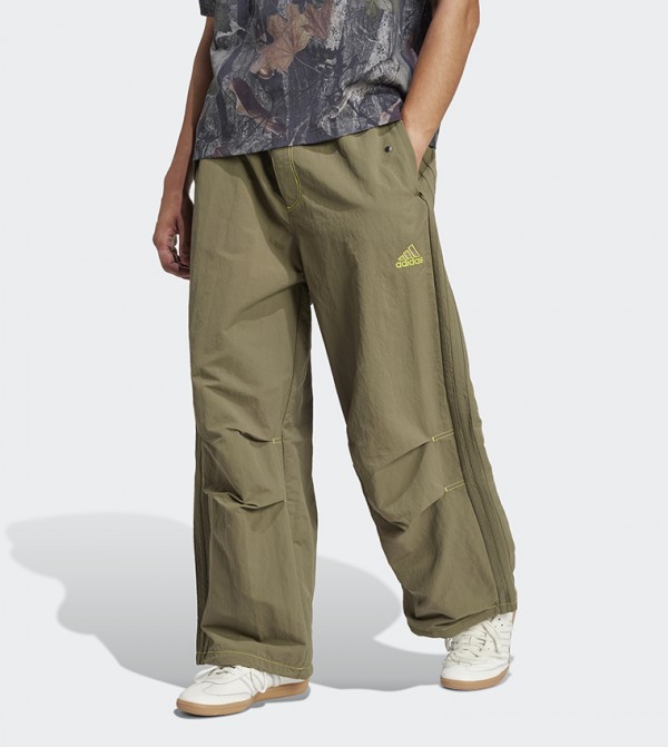 Adidas  Sportswear - Green Track Pants & Joggers