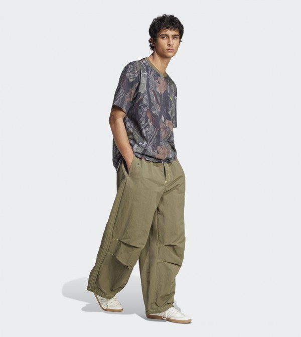 Adidas  Sportswear - Green Track Pants & Joggers