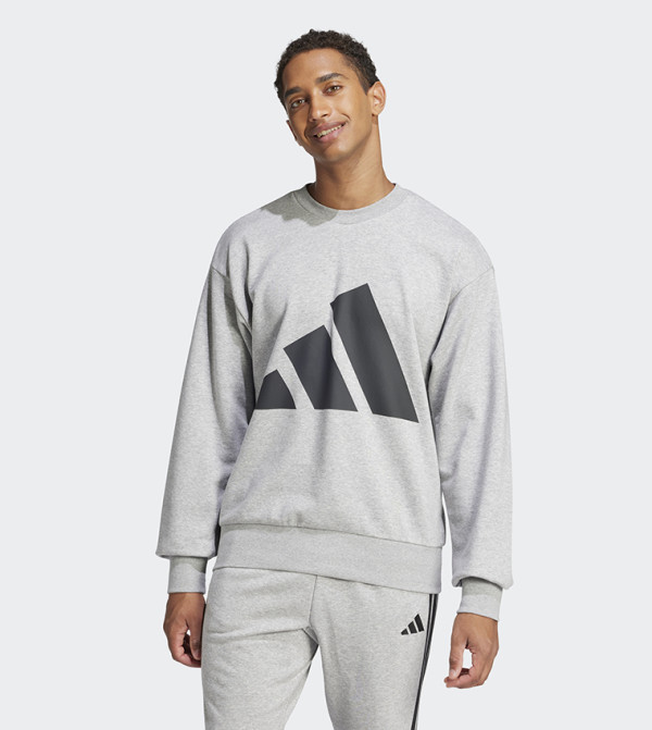 Adidas  Hoodies & Sweatshirts - Grey Sweatshirts