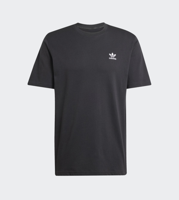 Adidas  Clothing - Black Round Neck T-Shirts