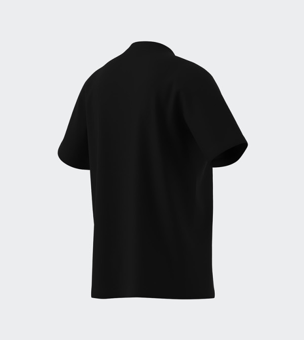 Adidas  Clothing - Black Round Neck T-Shirts