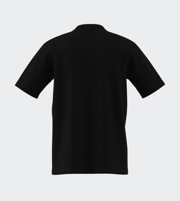 Adidas  Clothing - Black Round Neck T-Shirts