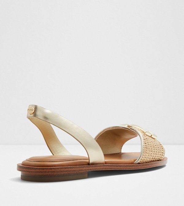 Aldo  Sandals - Gold Flat Sandals
