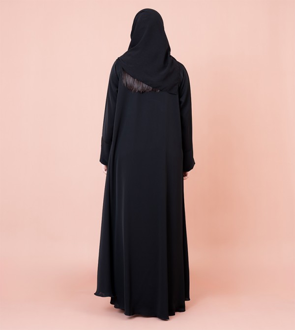 IKKXA  Arabian Clothing - Black Abayas