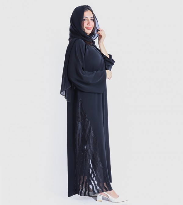 IKKXA  Abayas - Black Abayas