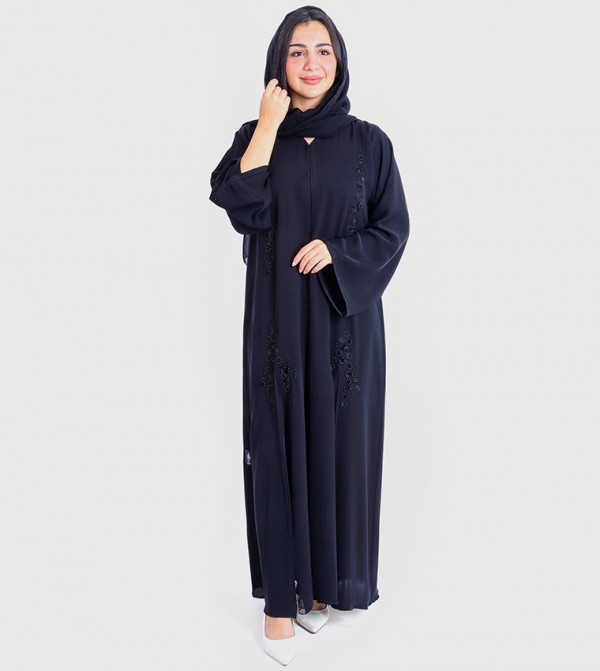 IKKXA  Arabian Clothing - Black Abayas