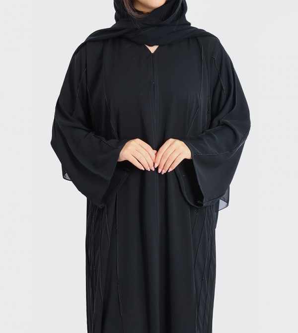 IKKXA  Abayas - Black Abayas