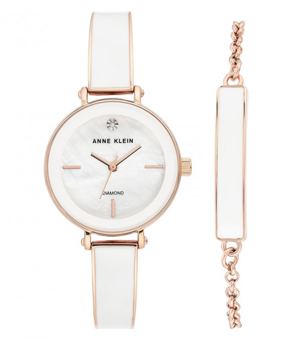 آن كلاين ساعات - أبيض ساعات