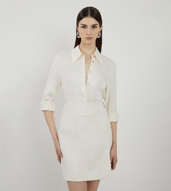 Karen Millen  Skirts - Ivory Mini Skirts