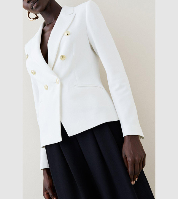 كارن ميلين  جاكيتات ومعاطف - أبيض بليزرات