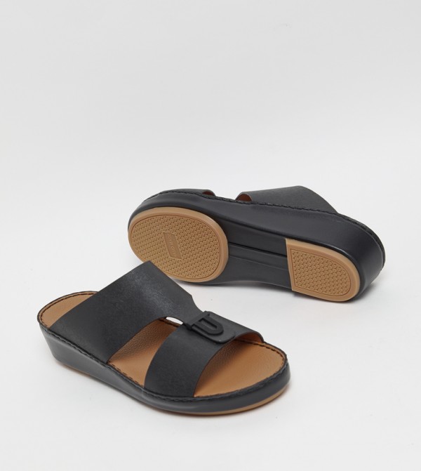 Aldo Sandals - Black Arabic Sandals