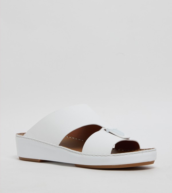 Aldo  Sandals - White Arabic Sandals