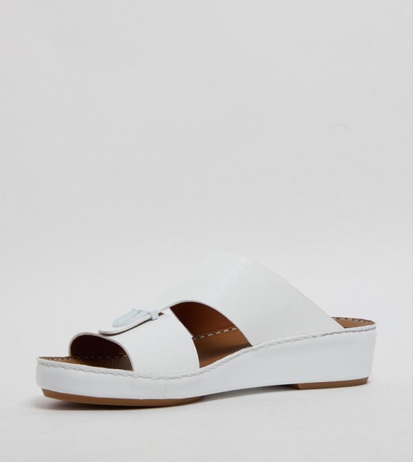 Aldo  Sandals - White Arabic Sandals