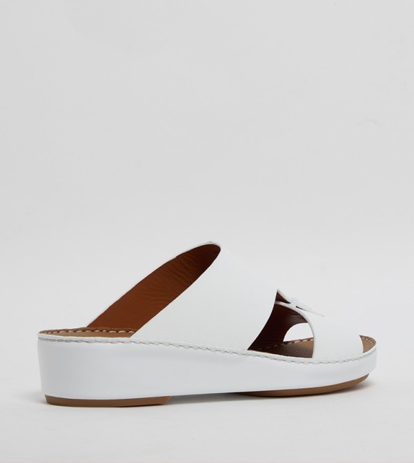 Aldo  Sandals - White Arabic Sandals