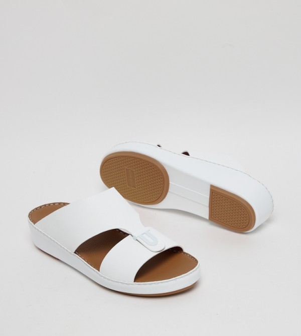 Aldo  Sandals - White Arabic Sandals