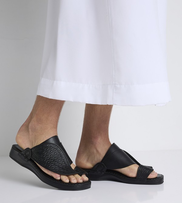 Aldo  Arabic Sandals - Black Arabic Sandals
