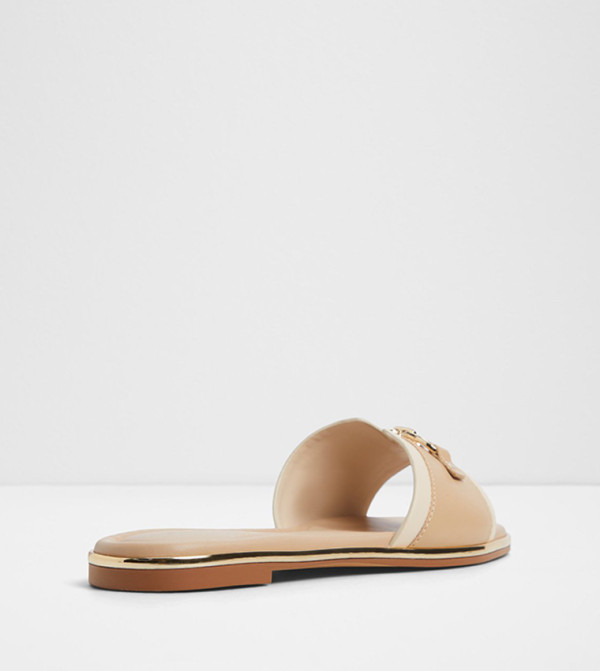 Aldo - Beige Flat Sandals