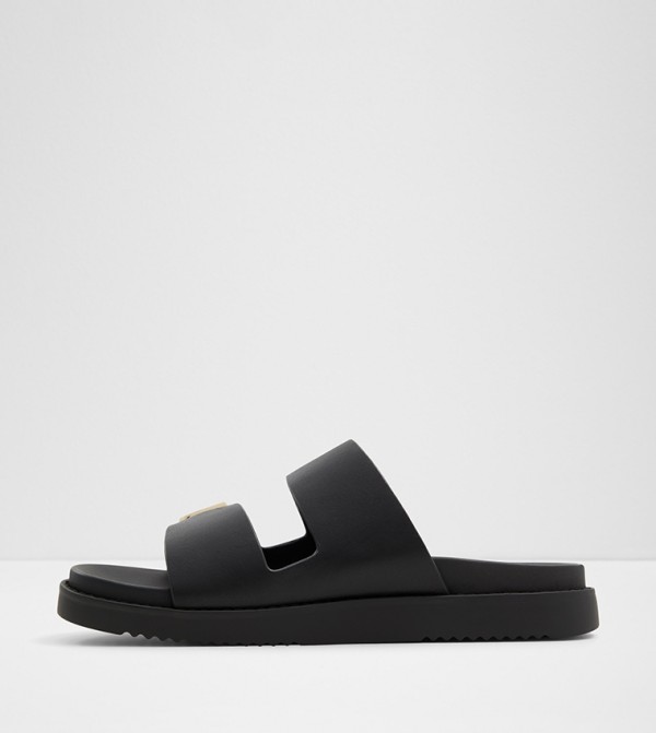 Aldo Aldo - Black Flat Sandals