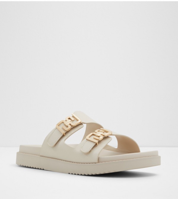 Aldo  Flat Sandals - Off White Flat Sandals