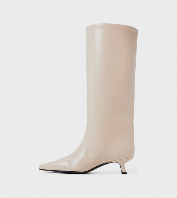 Call it Spring  Boots - Beige Knee length Boots