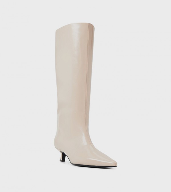 Call it Spring  Boots - Beige Knee length Boots
