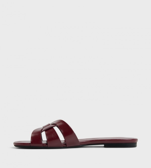 Aldo  Sandals - Burgundy Flat Sandals