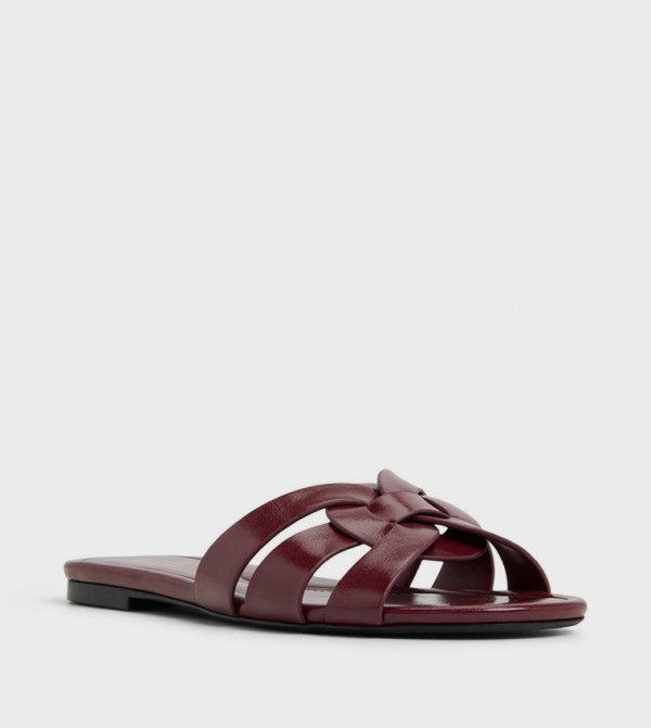 Aldo  Sandals - Burgundy Flat Sandals