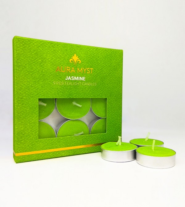 Aura Myst  - Green Candles