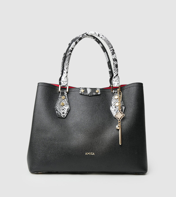 Amica Amica - Black Satchel Bag