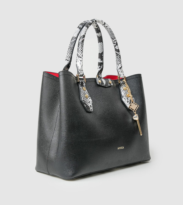 Amica Amica - Black Satchel Bag