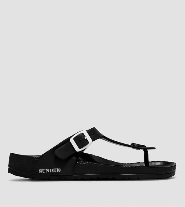 SUNDEK SUNDEK - Black Flip Flops