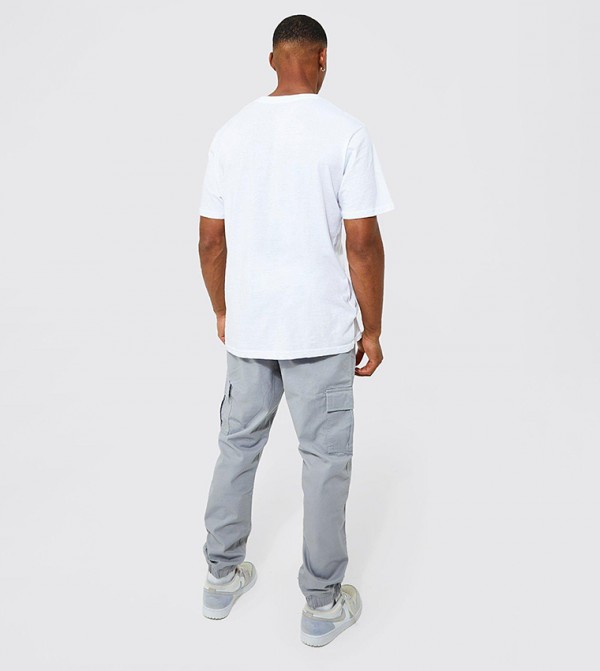 boohooMAN  Cargos - Grey Cargos