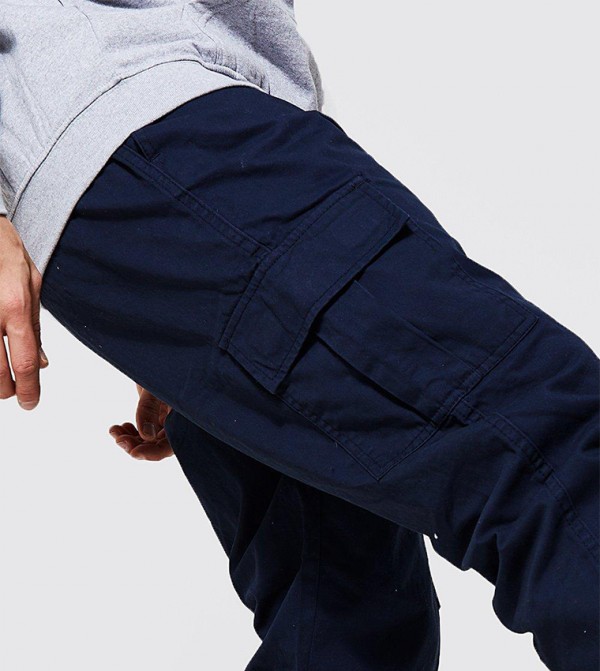 boohooMAN  Cargos - Navy Cargos