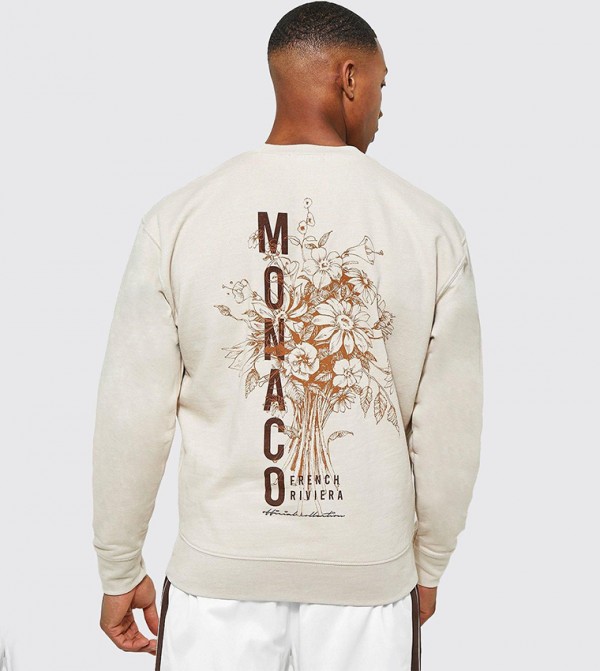 boohooMAN  Hoodies & Sweatshirts - Beige Sweatshirts