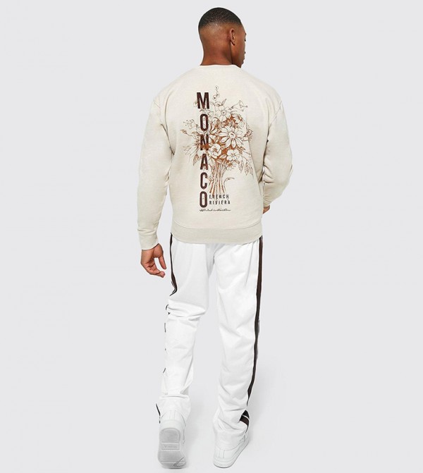 boohooMAN  Hoodies & Sweatshirts - Beige Sweatshirts