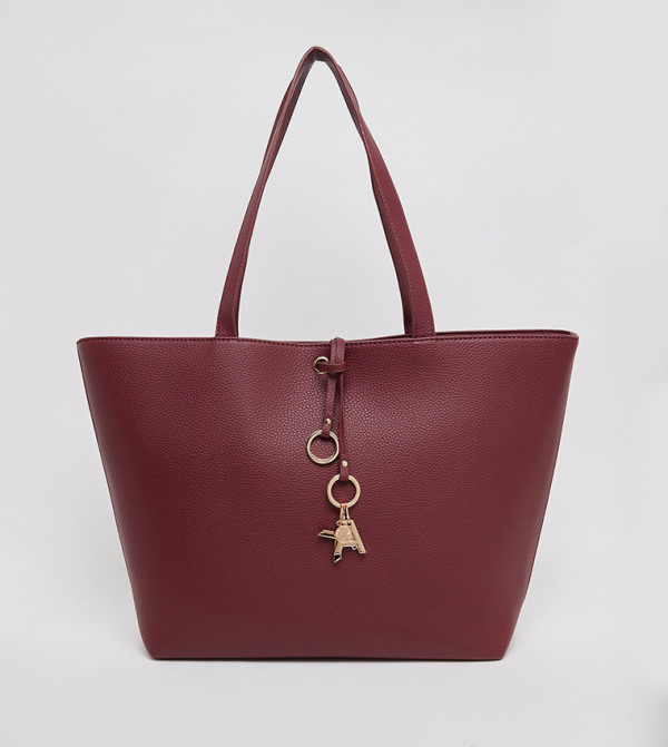 آن كلاين travel-ready - بني محمر حقائب يد كبيرة