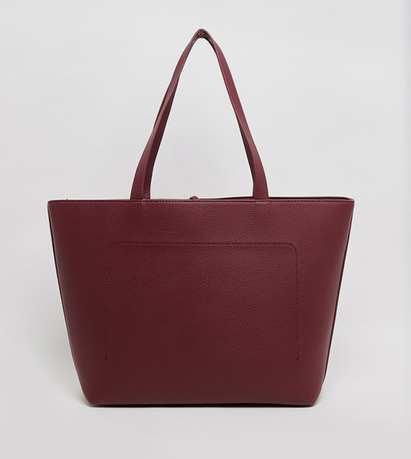 آن كلاين travel-ready - بني محمر حقائب يد كبيرة