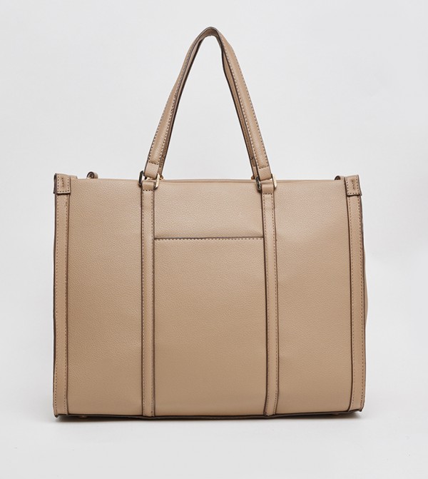 Anne Klein  ramadan - Beige Tote Bags
