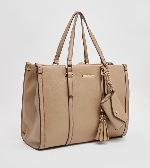 Anne Klein  ramadan - Beige Tote Bags