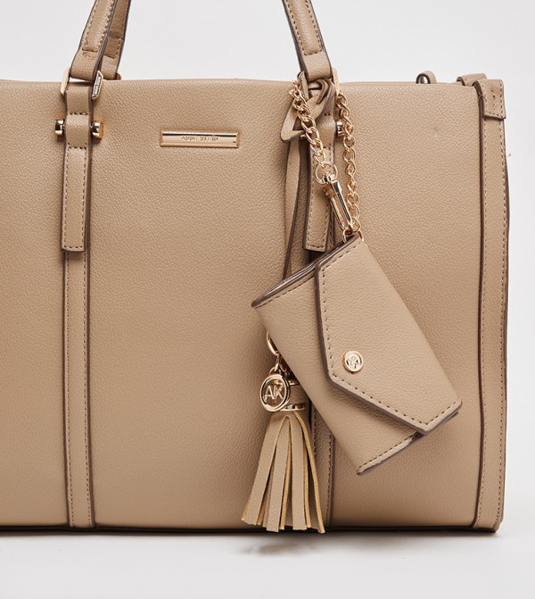 Anne Klein  ramadan - Beige Tote Bags