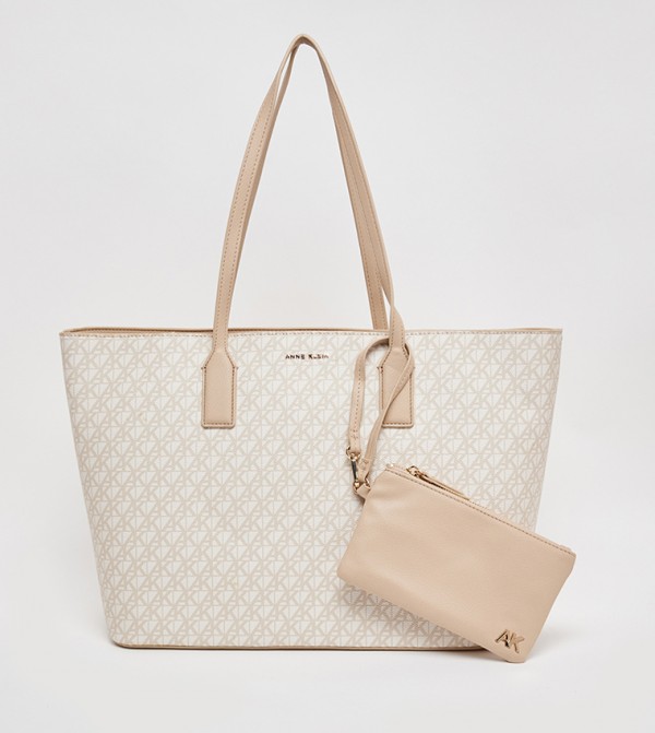 Anne Klein Anne Klein - Cream Tote Bags