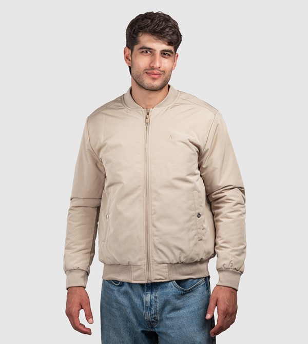 Aeropostale Aeropostale - Beige Puffer Jackets