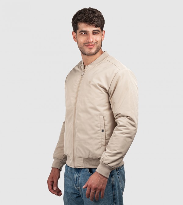 Aeropostale Aeropostale - Beige Puffer Jackets