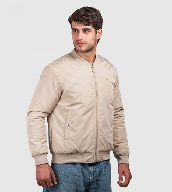 Aeropostale Aeropostale - Beige Puffer Jackets