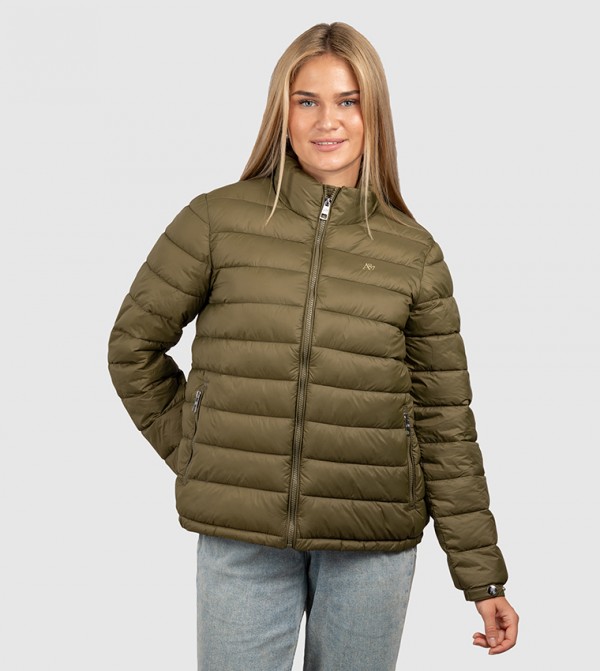 Aeropostale Aeropostale - Olive Puffer & Quilted Jackets