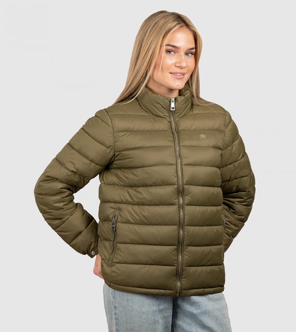 Aeropostale Aeropostale - Olive Puffer & Quilted Jackets