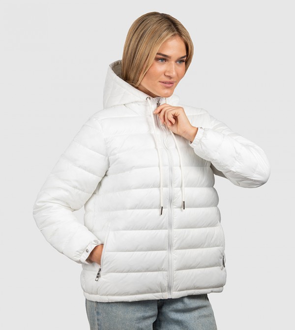 Aeropostale Aeropostale - White Puffer & Quilted Jackets